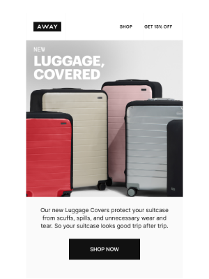 Away - Luggage covers have landed