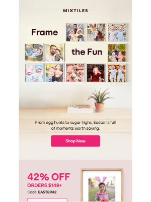 Mixtiles - Make Easter weekend’s memories last