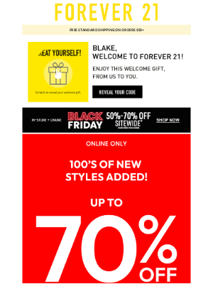 Forever 21 - Black Friday Markdown Madness