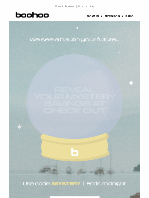 boohoo USA - We see a mystery deal in your future 🔮