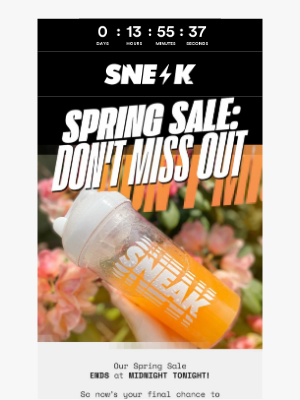 Sneak Energy (United Kingdom) - Last Chance: Don't Miss Out