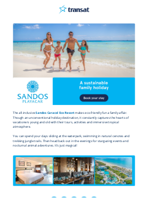 Transat (Canada) - An unforgettable eco-friendly getaway