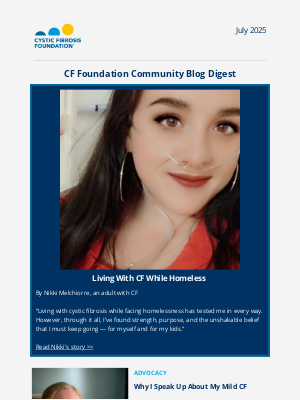 Cystic Fibrosis Foundation - CF Community Blog updates — Straight to your inbox!