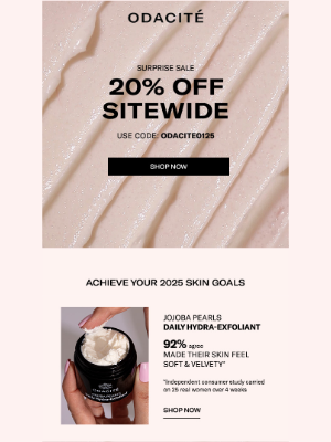 Odacité - Surprise! Get 20% OFF 💗