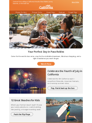 Visit California - 🍷Sip,  Stroll & Savor: Your Perfect Day (and Evening!) in Paso Robles Starts Now
