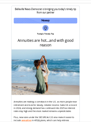 Belleville News-Democrat - Annuities are surging in popularity