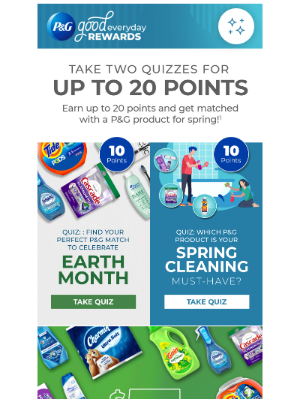 P&G Good Everyday - Get up to 20 points closer to a $5 reward! ✨