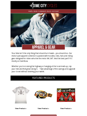 Dime City Cycles - Motorcycle Apparel on Sale Now 🧢⚡