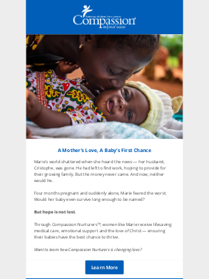 Compassion International - Marie was all alone — until Compassion stepped in.