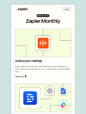 Zapier - Supercharge meeting transcripts with automation, 14 updates, and 17 new apps