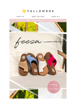 Yellow Box Shoes - Restock Alert: The most comfortable sandal ever!💞