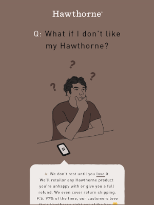 Hawthorne - Q: What if I have commitment issues? 😱