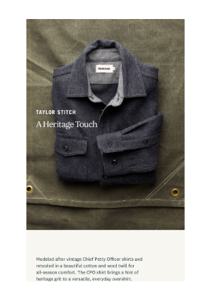 Taylor Stitch - Adaptable Layering