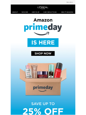 L'Oreal Paris - Shop L’Oreal Paris Prime Day SPECIALS