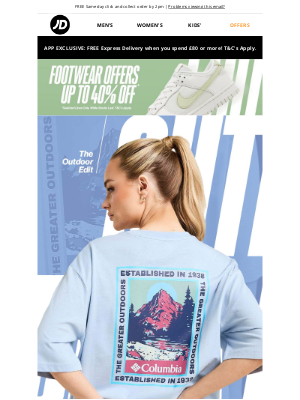 JD Sports (Australia) - Take it outdoors