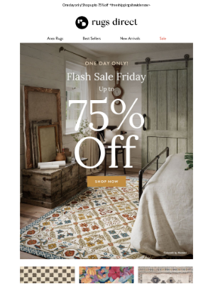 Rugs Direct - Flash Sale Friday ⚡