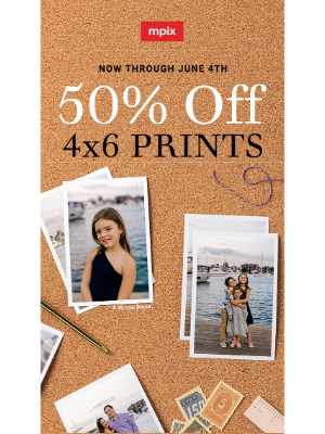 Mpix - right now: 50% off 4x6 prints