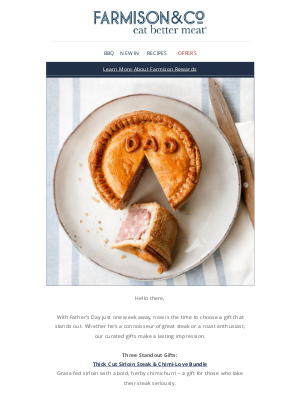 Farmison & Co - Last Chance for Father’s Day Gifting