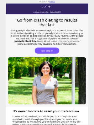 Lumen - Make the switch from yo-yo dieting to real results