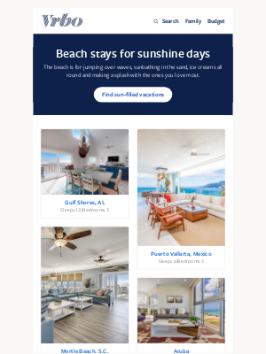 HomeAway - 8 sun-soaked beach vacations