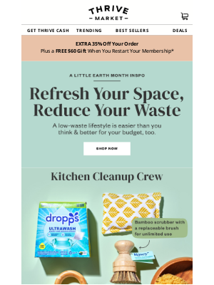 Thrive Market - Swaps that protect the planet & save you money ♻️