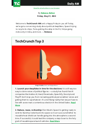 TechCrunch - It’s still too easy to make political deepfakes