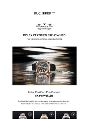 Tourneau - Rolex Certified Pre-Owned Sky-Dweller