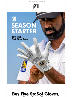 FootJoy - Buy Five, Get One Free 🖐️
