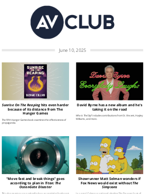 The A.V. Club - The Hunger Games and the effectiveness of propaganda