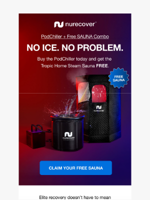 Nurecover - No Ice? No Problem + Free Sauna 🔥 (worth $499)
