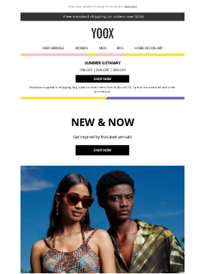 YOOX - See what’s new online now >>