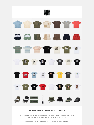 Undefeated - Summer 2025 Drop 2 – Available Now