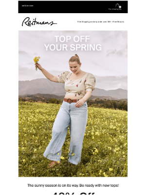 Reitmans (Canada) - Our NEW tops are 40% off FOR NOW