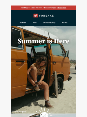Forsake - Summer Is Finally Here 🙌