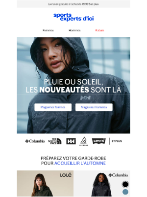 Sports Experts (Canada) - 🍂 L’automne arrive à grands pas