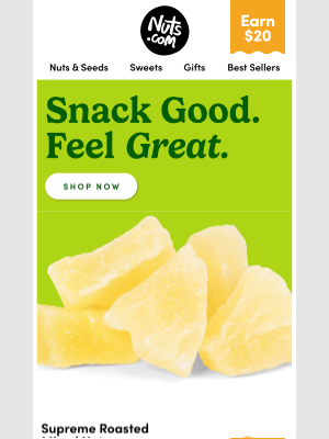 Nuts - Proof that healthy isn’t boring