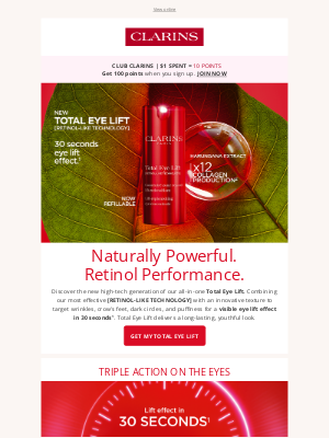 Clarins (Canada) - NEW Total Eye Lift is Here 🍃👁