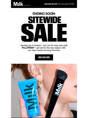 Milk Makeup - Final call: your fall haul is on sale