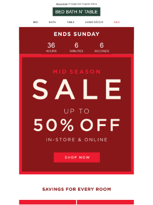Bed Bath ’n’ Table (Australia) - Maudie, your last chance to shop! 🛍
