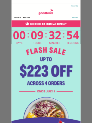 Ends today! Canada Day Flash Sale 🇨🇦