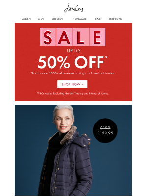 Joules (UK) - Shop the coat with over 100 five star reviews (it’s in the Winter Sale too)