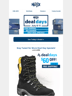 Haix North America - HAIX® Deal Days are Here! ❤️