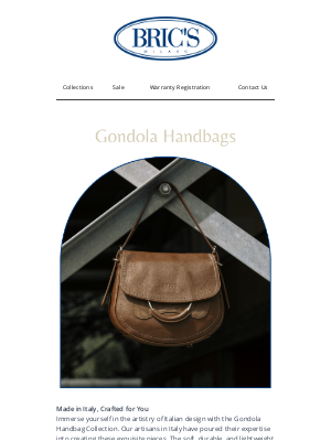 BRIC'S MILANO - Explore the Exquisite Gondola Handbag Collection Today! 🇮🇹✨