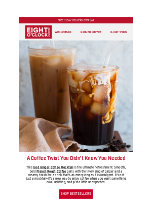 Eight O'Clock Coffee - Meet your new favorite fall drink 🫚☕