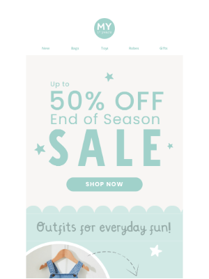 My 1st Years (United Kingdom) - Going Fast! End of Season Sale 📣