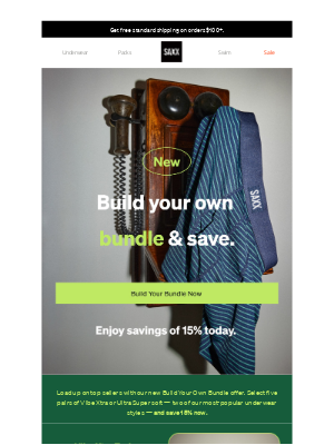 SAXX Underwear - Build your own underwear bundle. Save 15%.