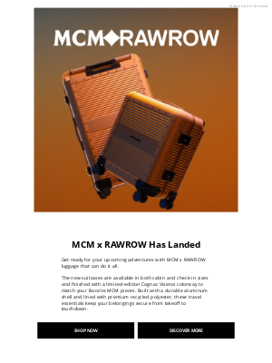 MCM - Travel in Style with MCM x RAWROW