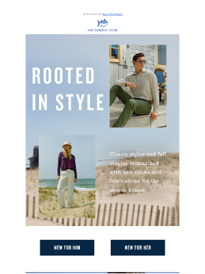Southern Tide - Fall staples, refreshed