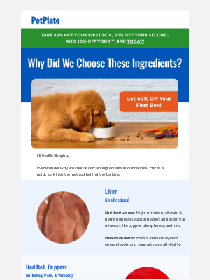 PetPlate - 60% Off: Why Do We Use These Ingredients?