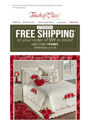Touch of Class - Our latest Summer Catalog is waiting for you